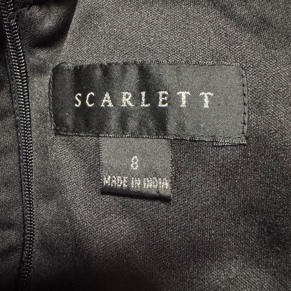 Black fitted formal dress, 8 - Picture 3 of 5